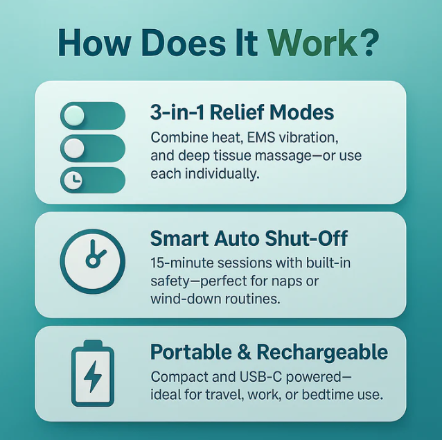 Portable Neck Massager Pillow